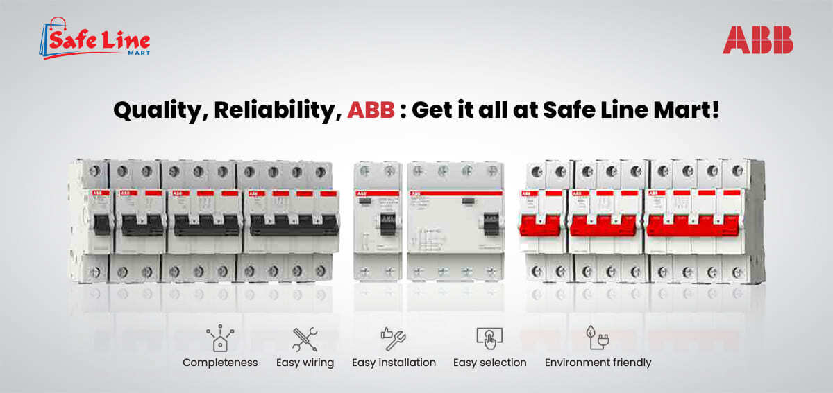 Safe Line is an Authorized Distributor of ABB Switch Gear Components - Buy online at Safe Line Mart