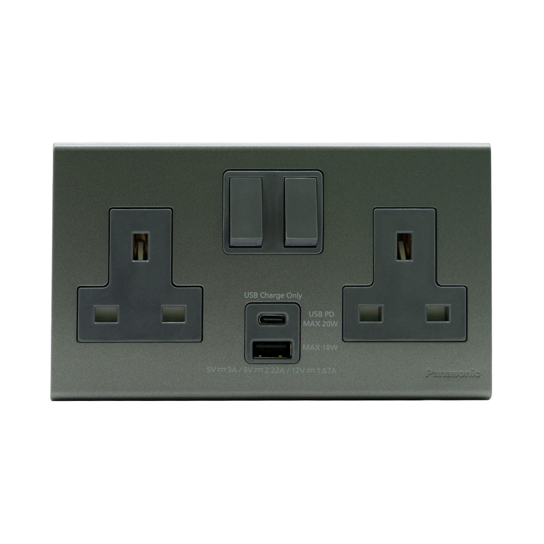 13a-2g-socket-with-usb-a-c-refina-metallic-gray-web11123mh-panasonic