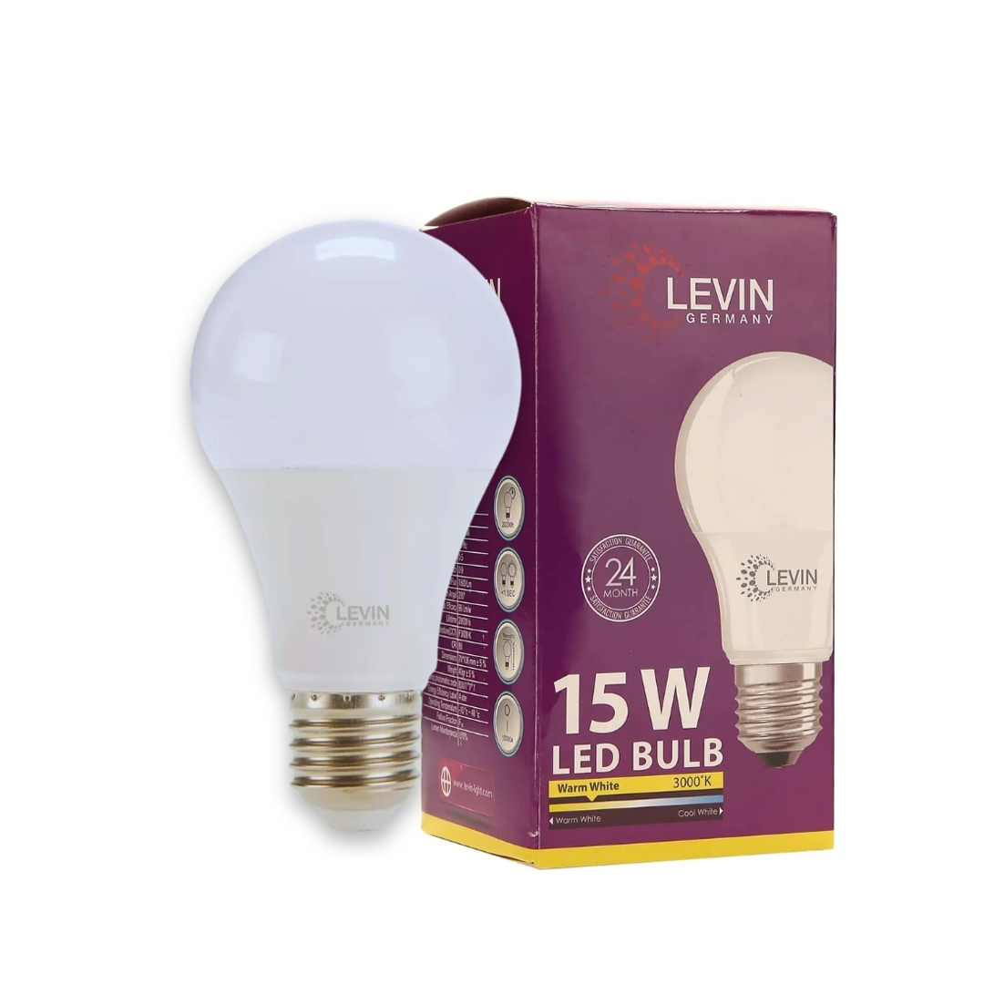 levin-led-a-bulb-15w-e27-3000k-warm-light-energy-efficient-led-bulb-with-2-year-warranty-for-home-and-commercial-use