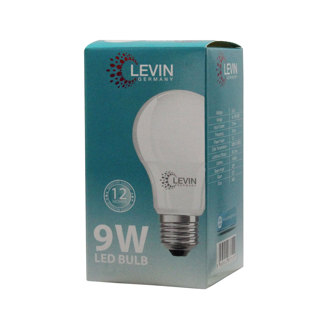 levin-led-a-bulb-eco-9-watts-e27-6500k-day-light-1-year-warranty