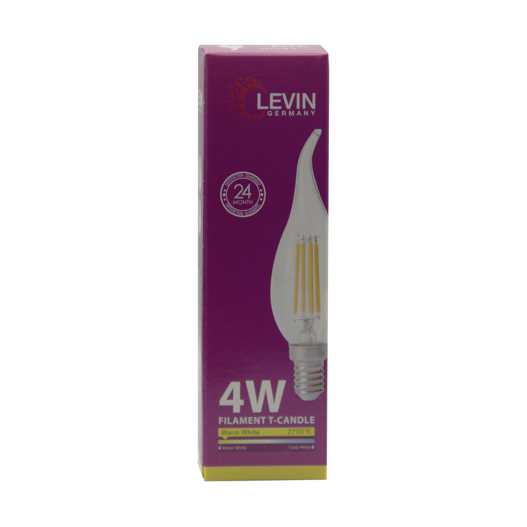 levin-led-c37-filament-candle-bulb-with-tail-e14-4w-warm-light-decorative-energy-efficient-led-bulb-with-1-year-warranty