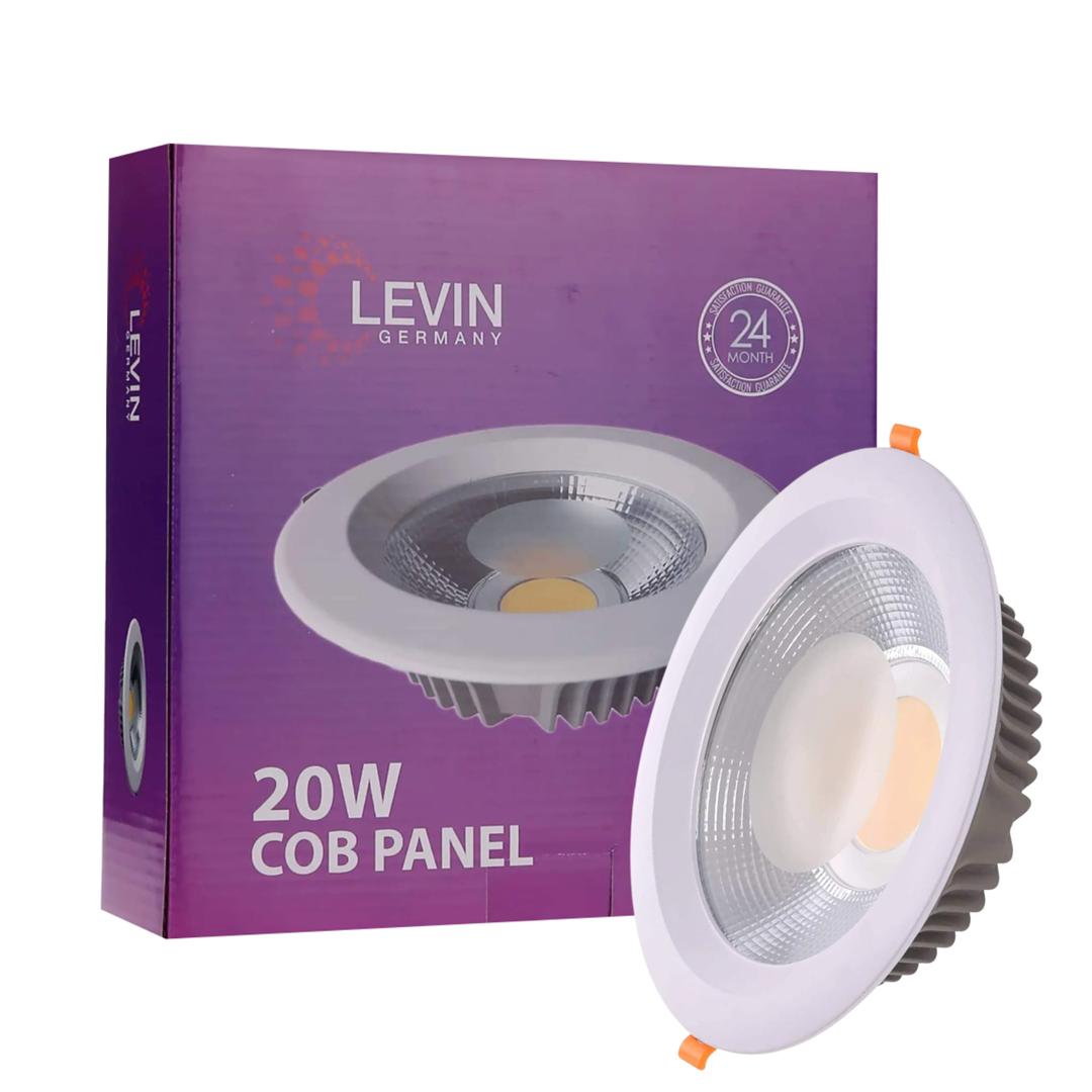 levin-led-cob-panel-light-20w-200mm-warm-light-3-years-warranty-high-brightness-energy-efficient-ceiling-light