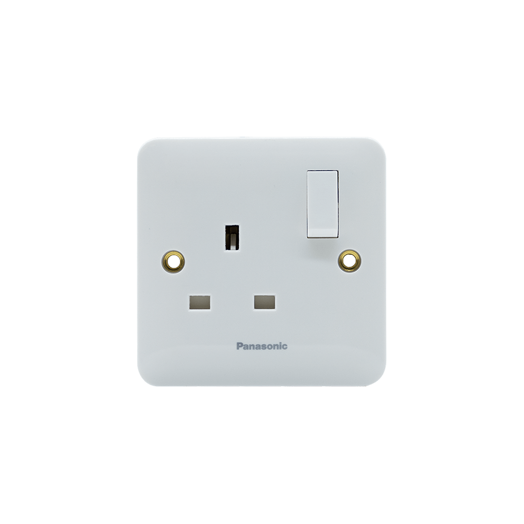 panasonic-13a-1gang-single-pole-switched-socket-outlet-harmony-white-wbc1211