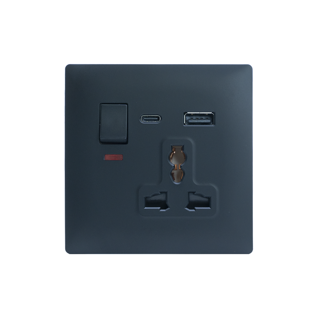 topex-pacific-range-socket-13a-1-gang-multi-function-1a-1c-usb-black