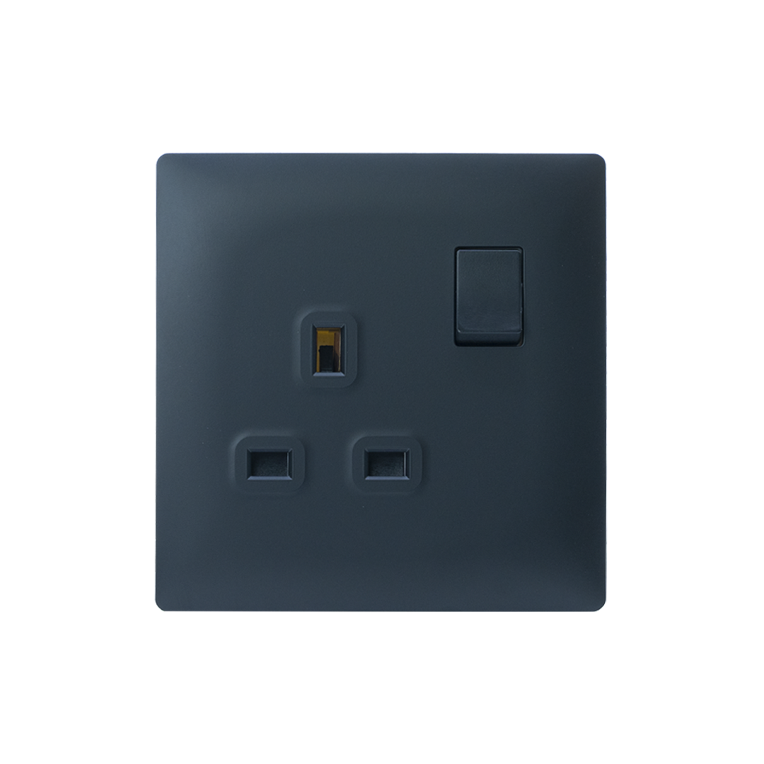 topex-pacific-range-switch-socket-13a-1-gang-sp-black