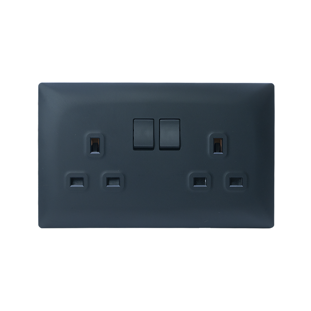 topex-pacific-range-switch-socket-13a-2-gang-sp-black